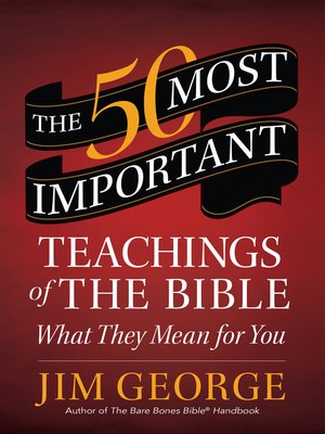 cover image of The 50 Most Important Teachings of the Bible